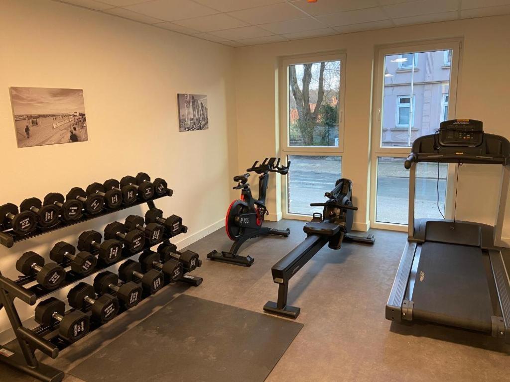 Hotelapartment Ueberwasser Mit Sauna Und Fitness Cuxhaven Buitenkant foto