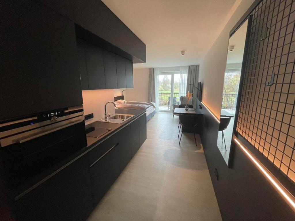 Hotelapartment Ueberwasser Mit Sauna Und Fitness Cuxhaven Buitenkant foto